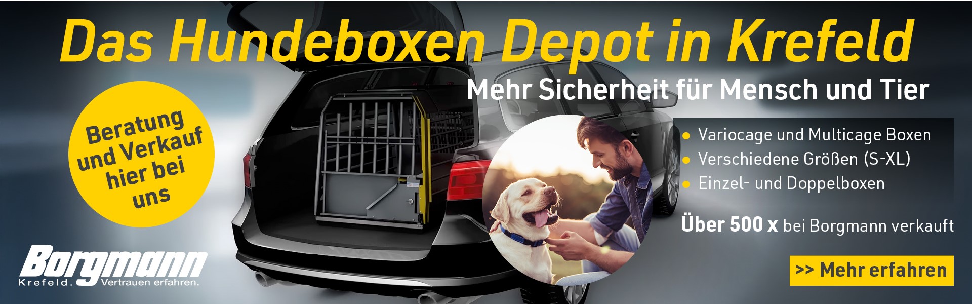 Hundeboxen Depot bei Borgmann in Krefeld