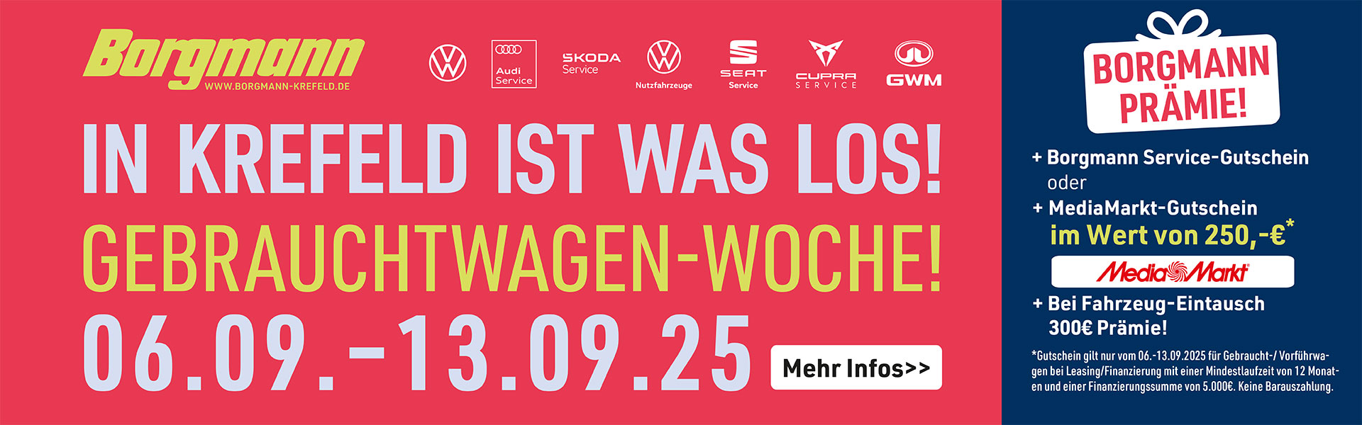 Borgmann Gebrauchtwagen-Woche im September 2025 Borgmann Gebrauchtwagen-Woche im September 2025