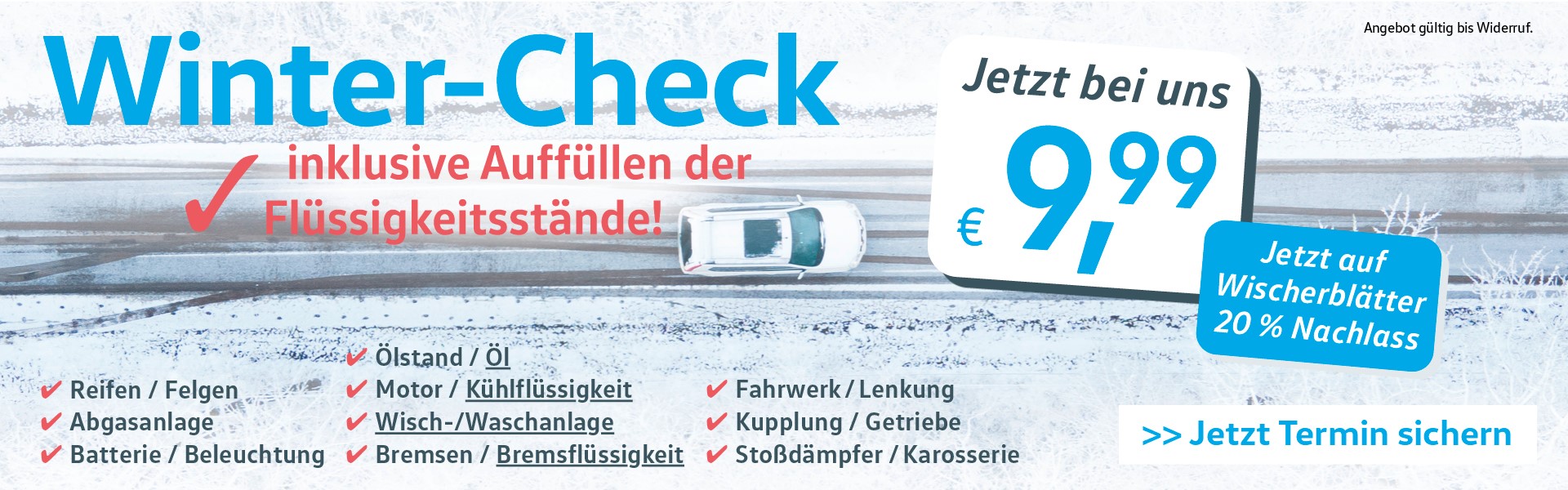 Wintercheck bei Borgmann Krefeld