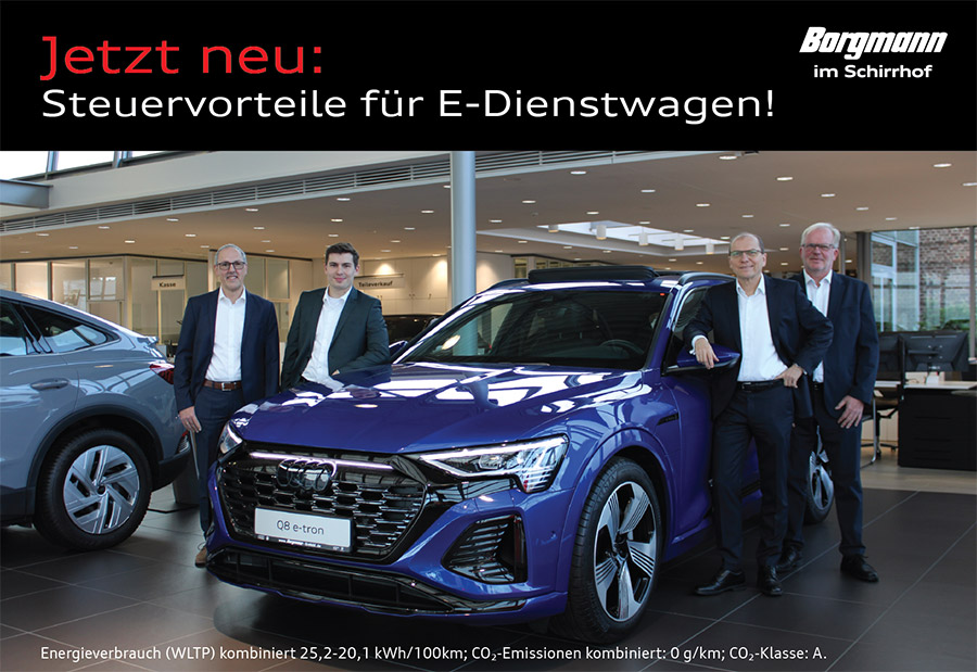 Audi Elektro-Dienstwagen mit Steuervorteilen Audi Elektro-Dienstwagen mit Steuervorteilen