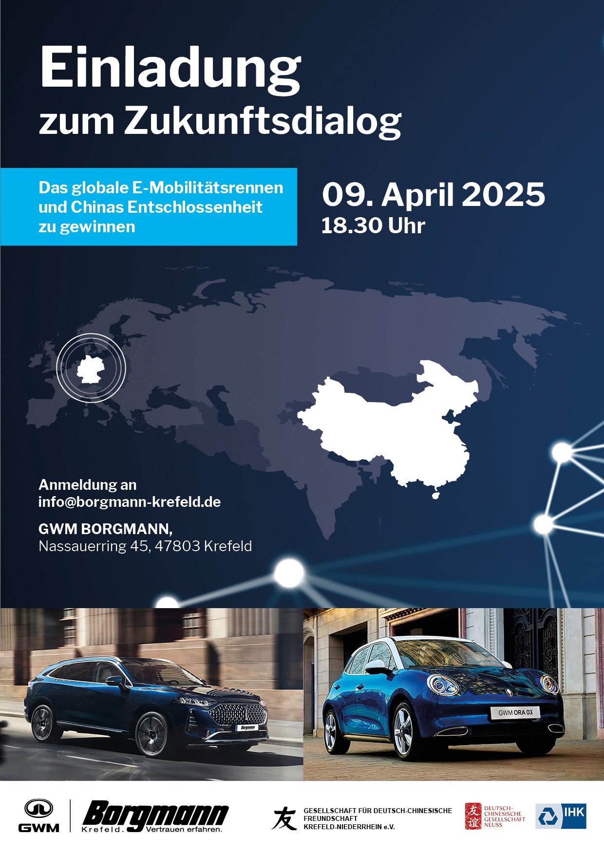 Zukunftsdialog China im Autohaus Borgmann Krefeld