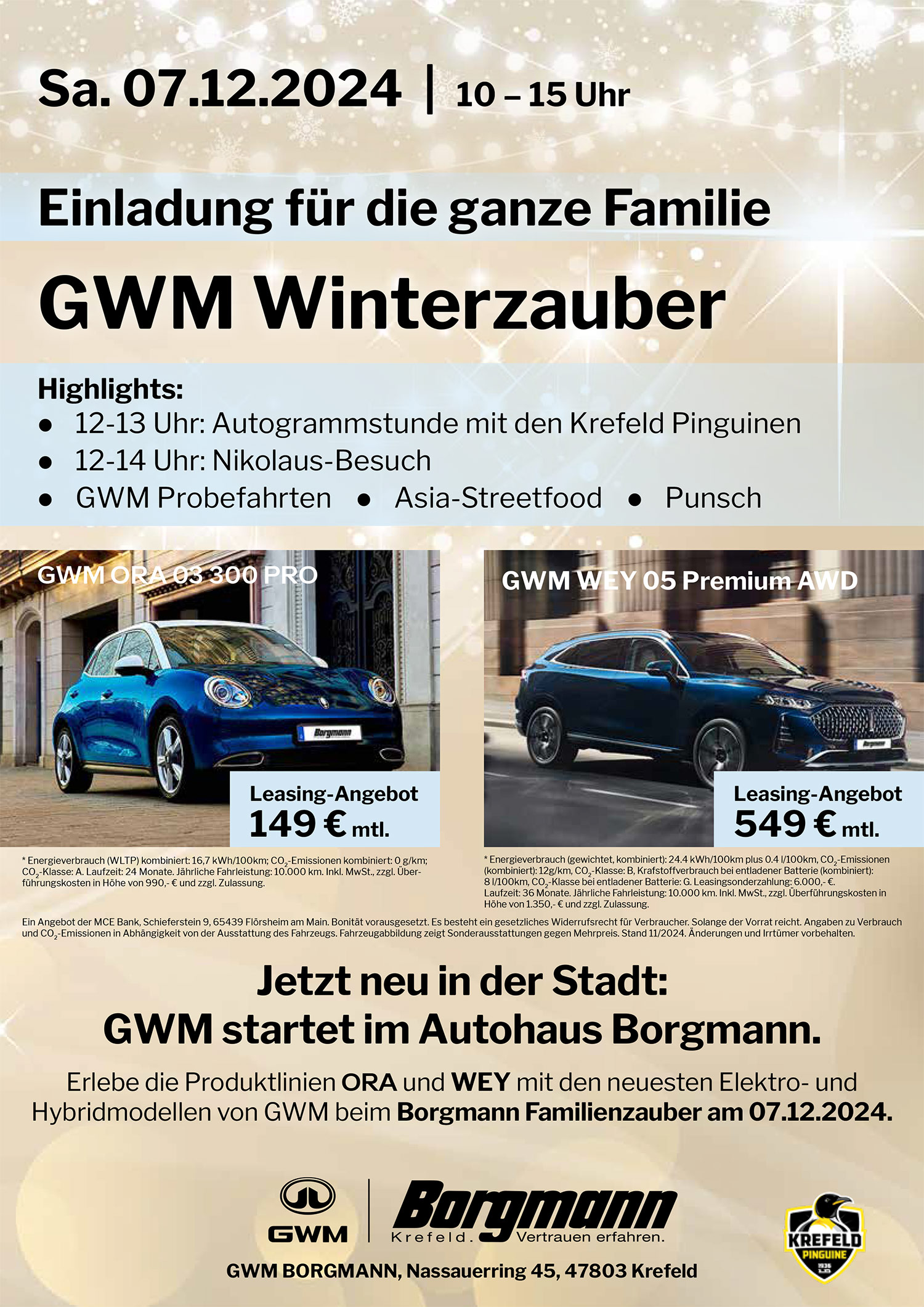 GWM Winterzauber bei Borgmann Krefeld