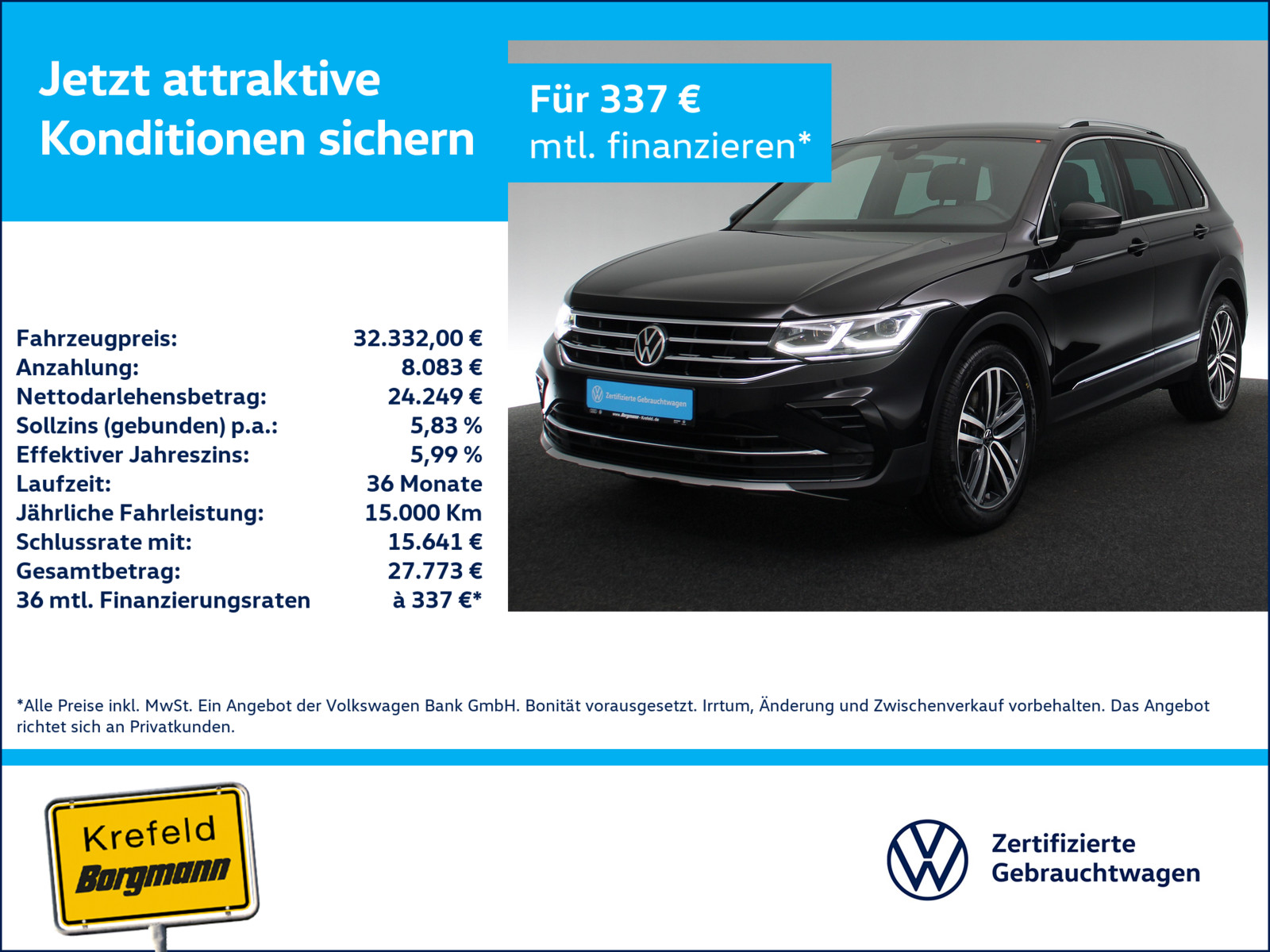 VW Tiguan 2.0 TDI Elegance 4Motion