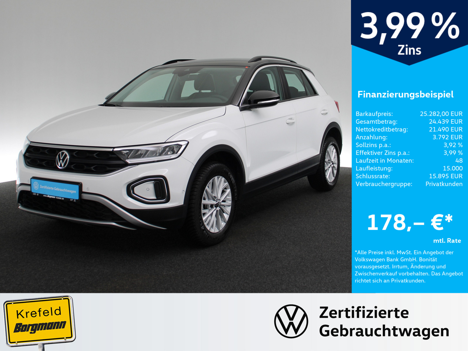 VW T-Roc 1.0 TSI Life