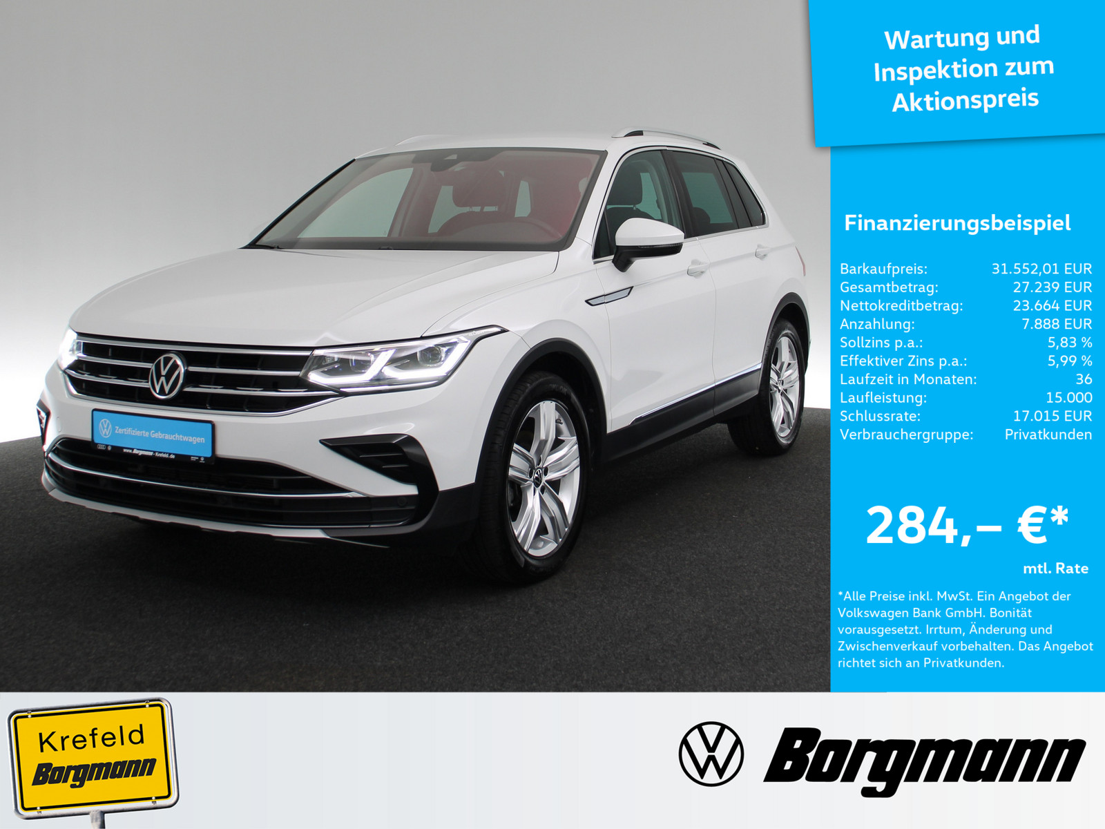 VW Tiguan 1.5 TSI Elegance