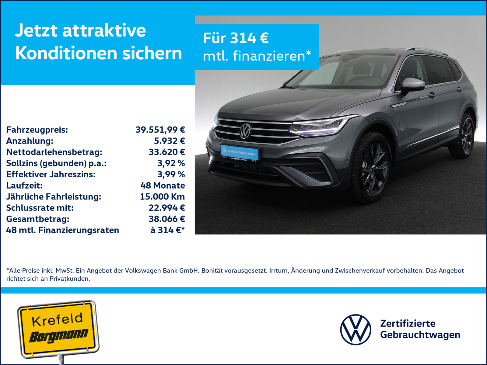 VW Tiguan Allspace 1.5 TSI ACT Move