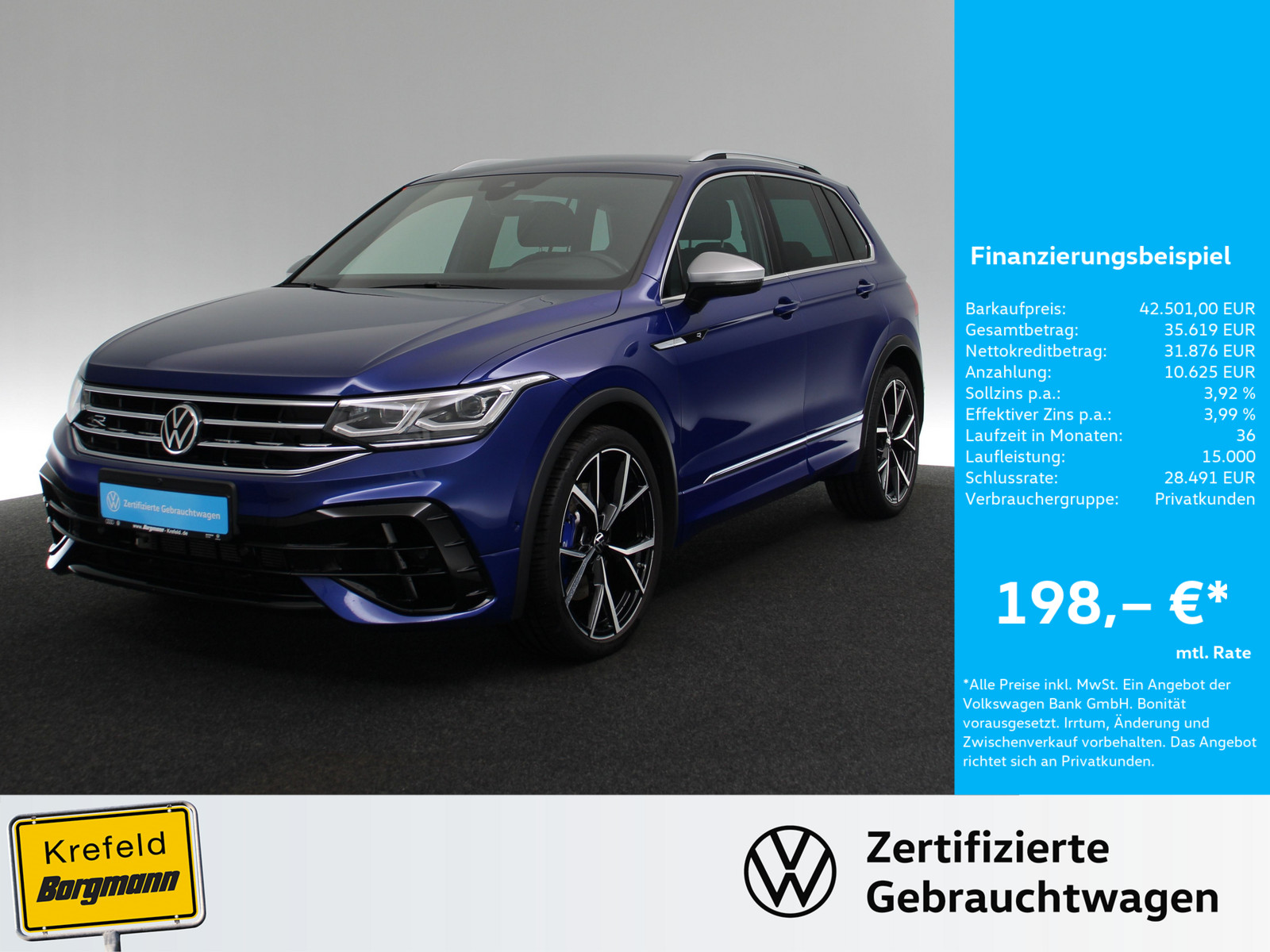 VW Tiguan 2.0 TSI R 4Motion