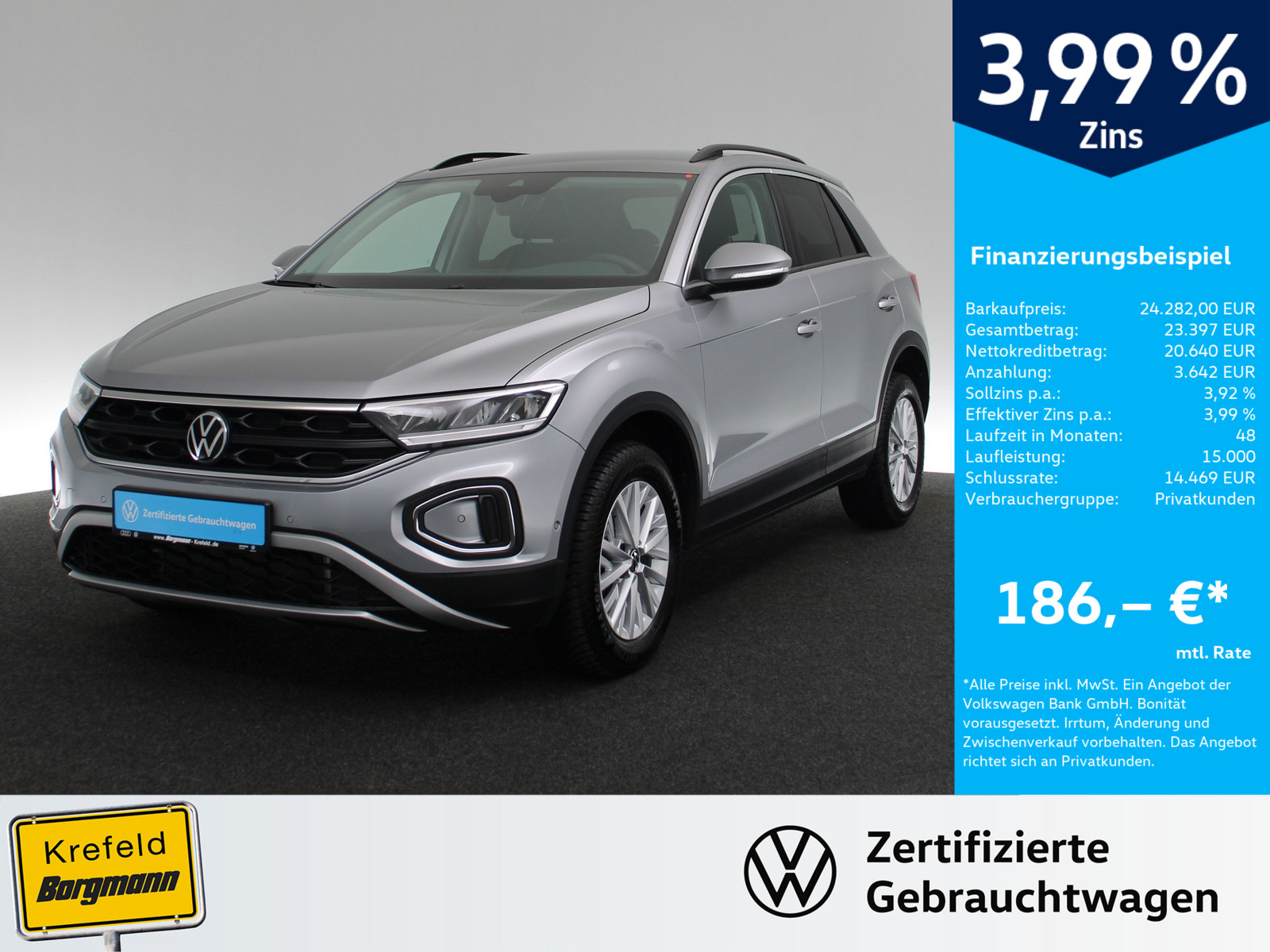 VW T-Roc 1.0 TSI Life