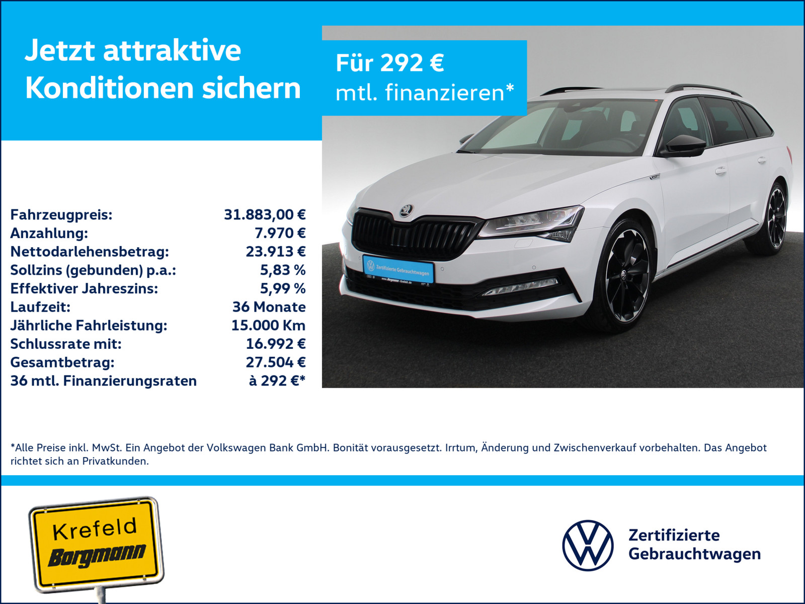 SKODA Superb Combi 2.0 TDI Sportline 4x4