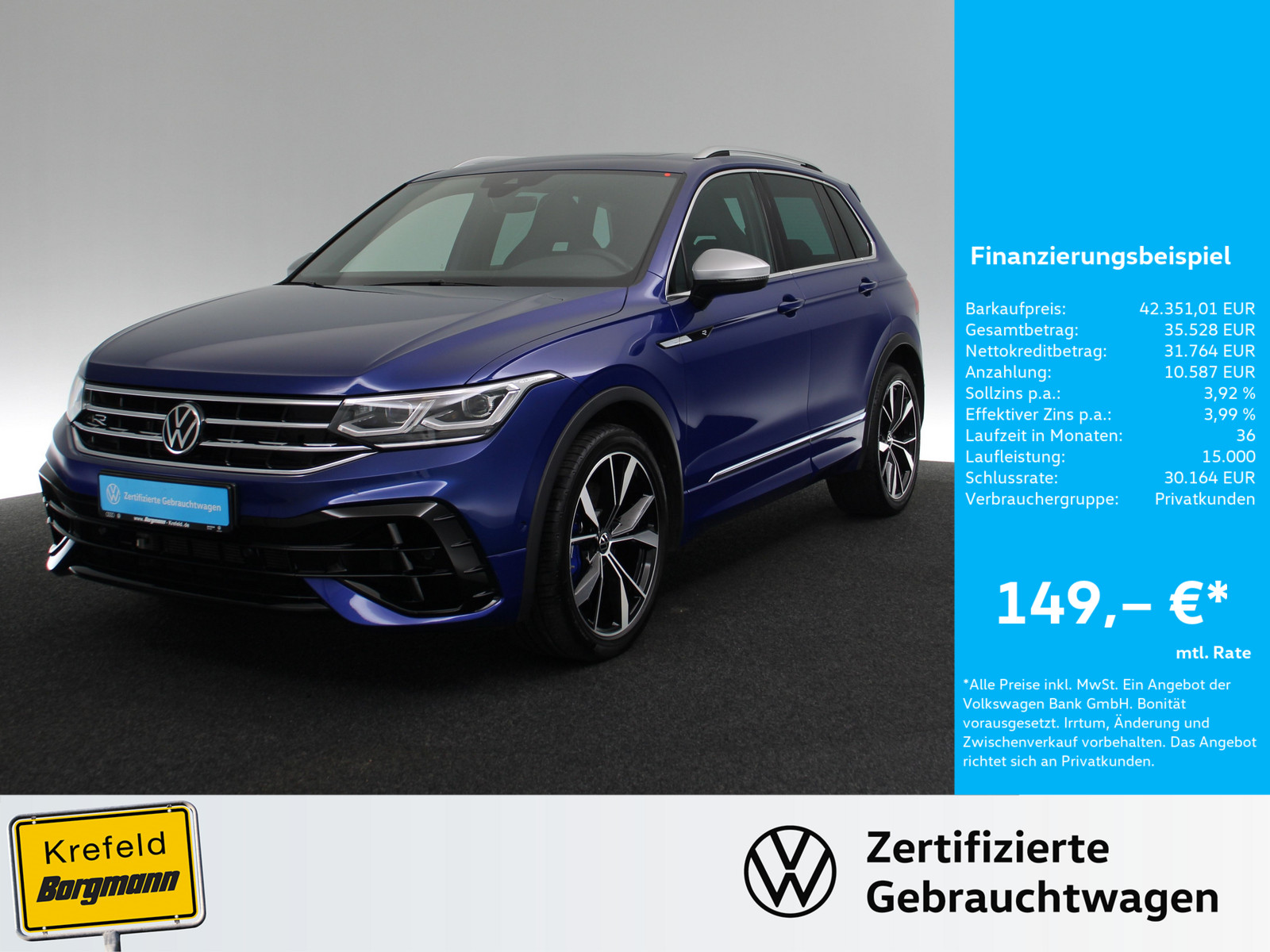 VW Tiguan 2.0 TSI R 4Motion