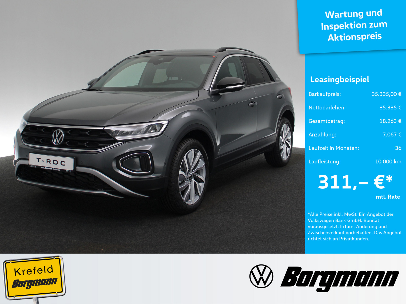 VW T-Roc 1.0 TSI Goal