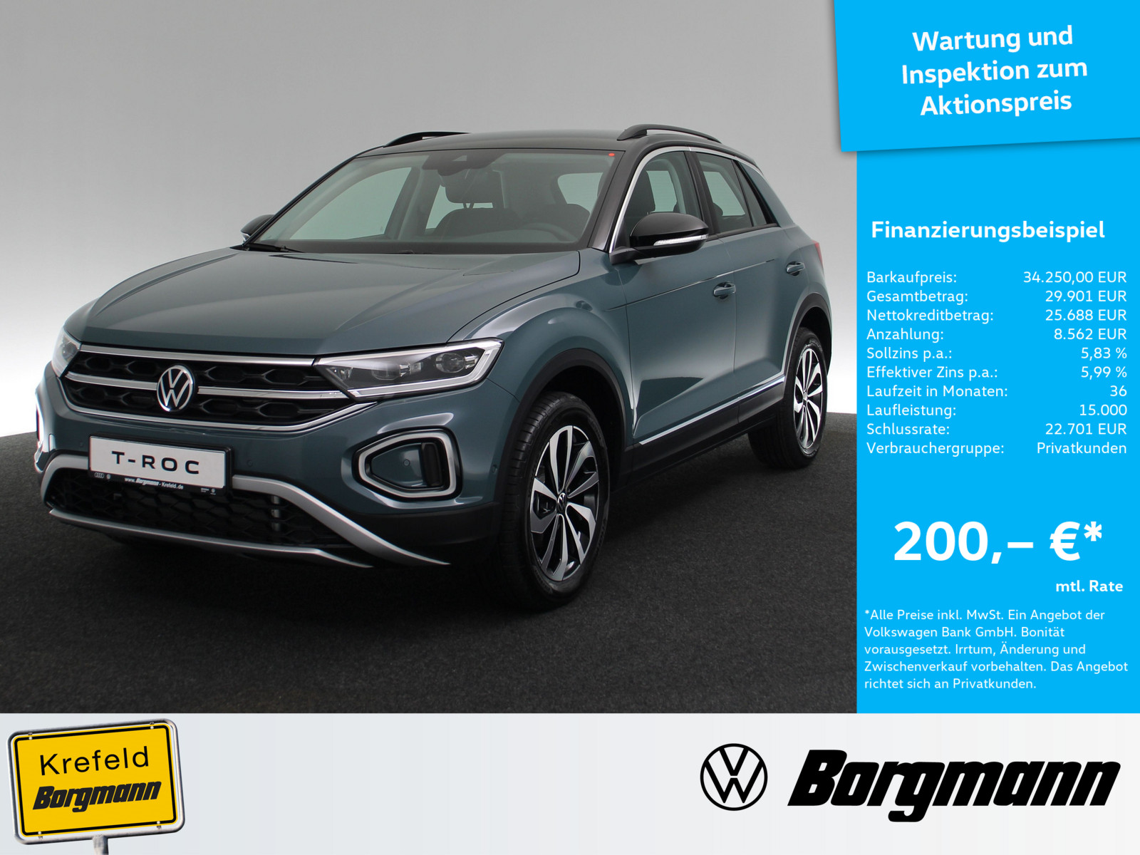 VW T-Roc 1.5 TSI Style