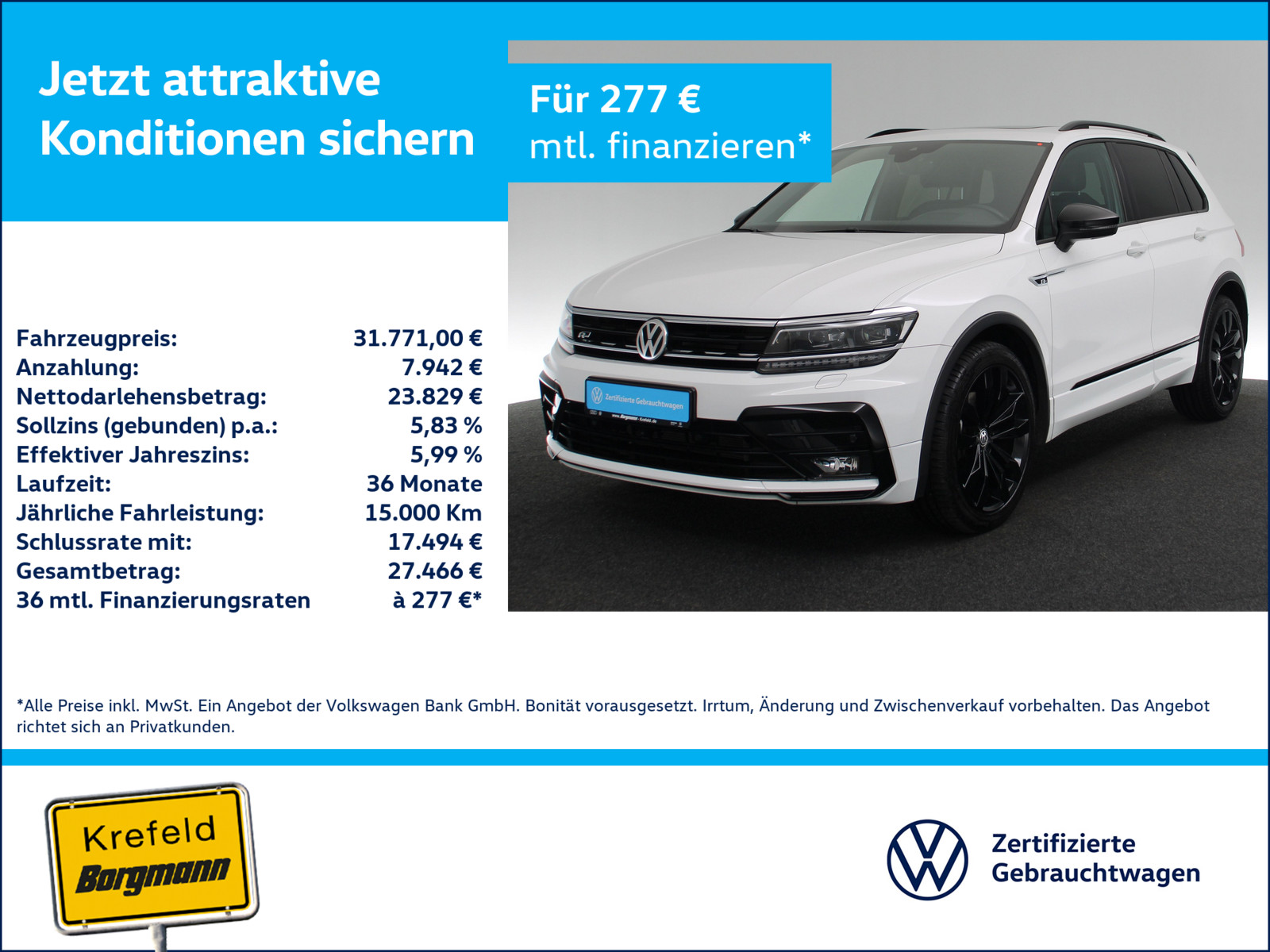 VW Tiguan 2.0 TSI Highline 4Motion