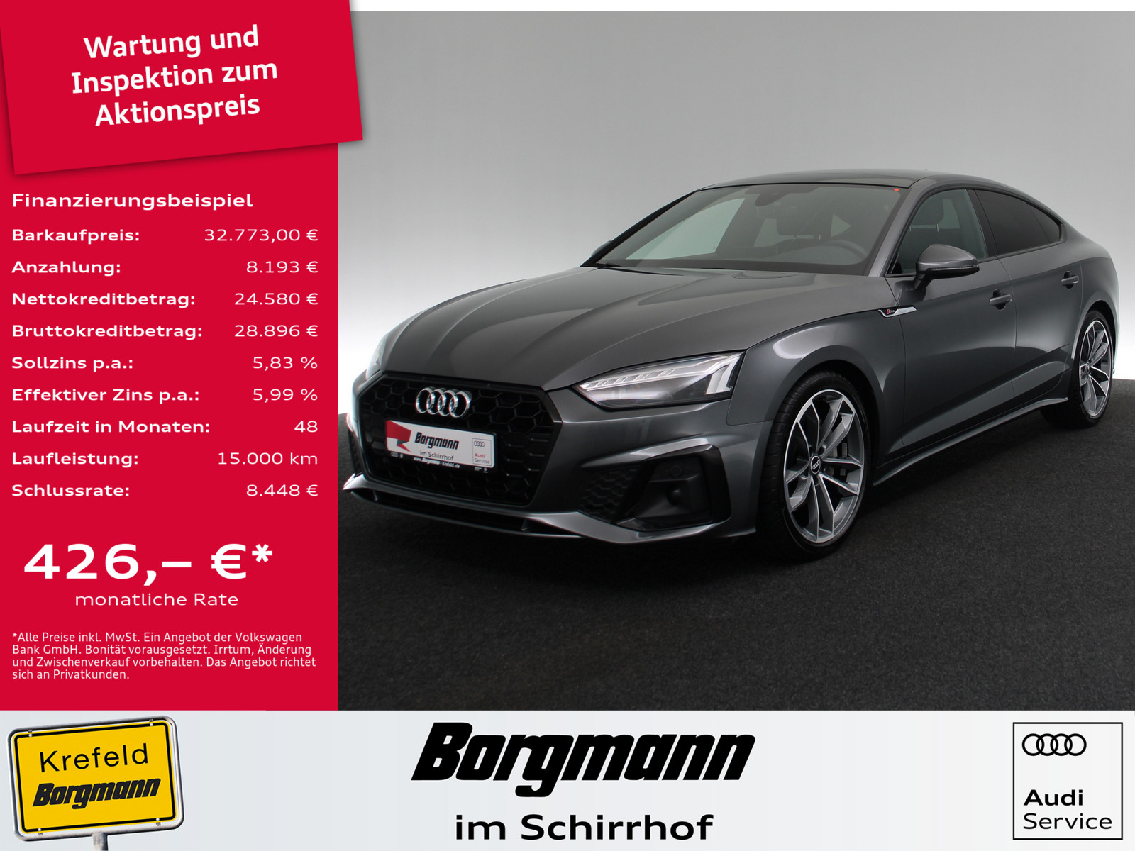 AUDI A5 Sportback 40 TDI S line