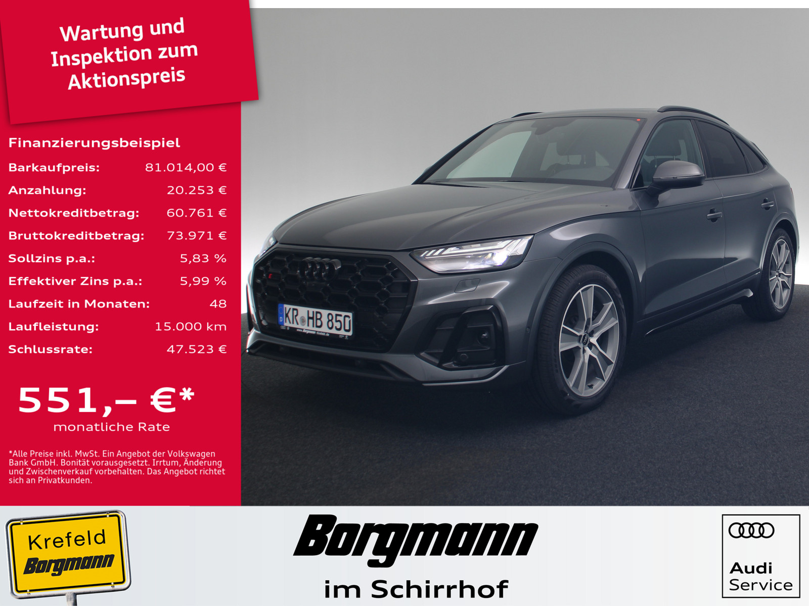 AUDI SQ5 Sportback TDI 3.0 TDI quattro basis