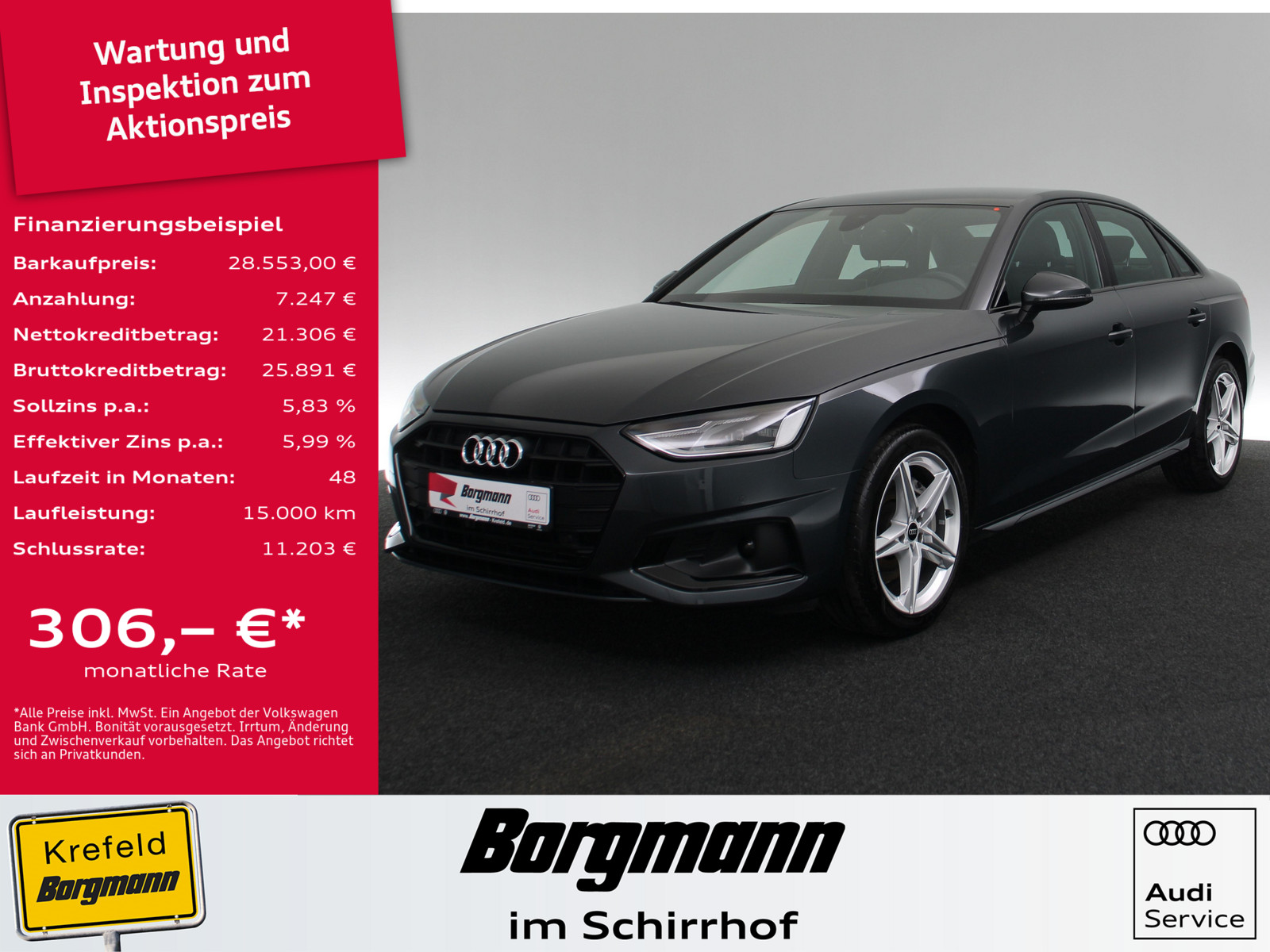 AUDI A4 Lim. 40 TDI advanced