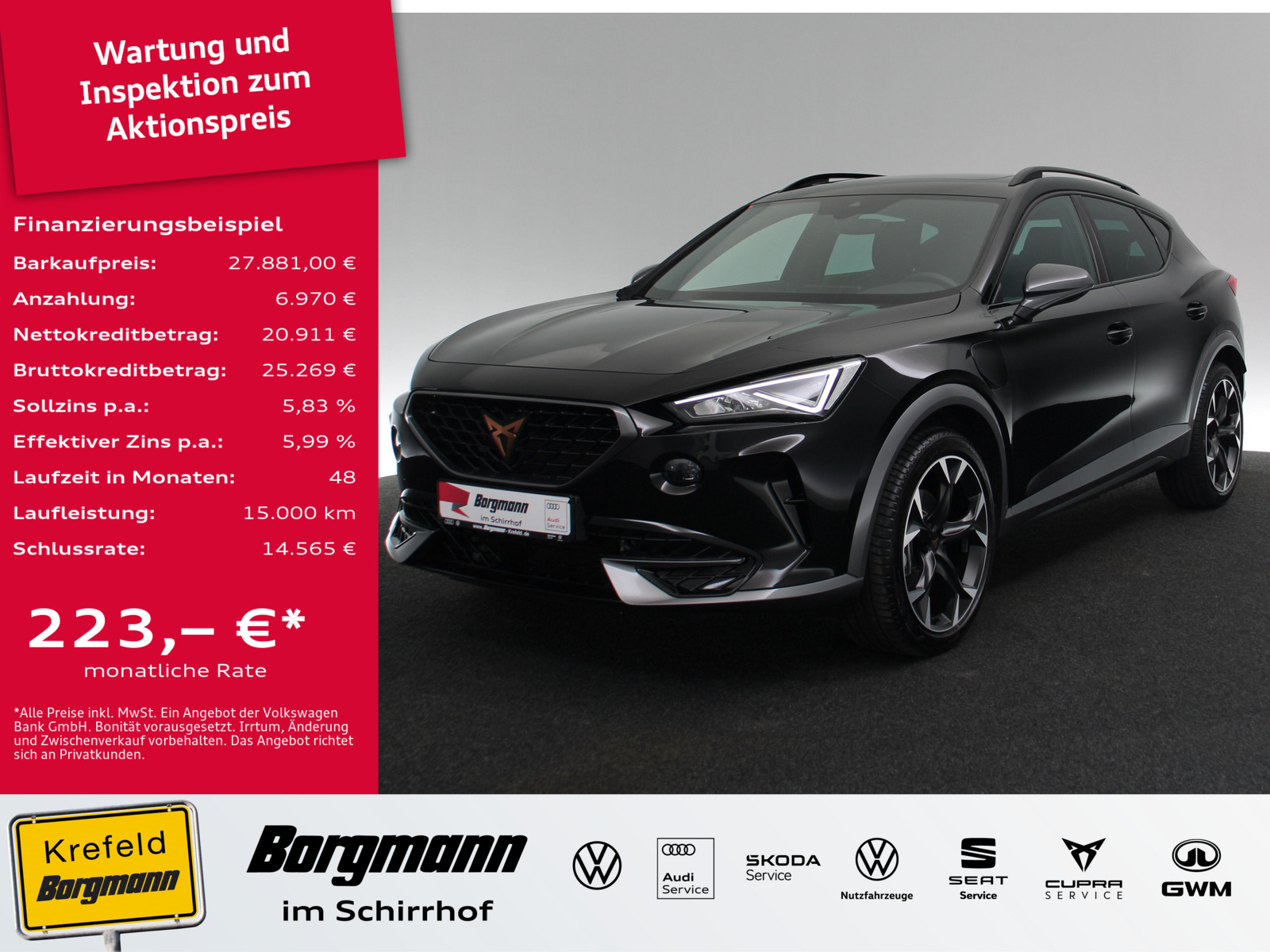 CUPRA Formentor 1.4 TSI Basis e-Hybrid