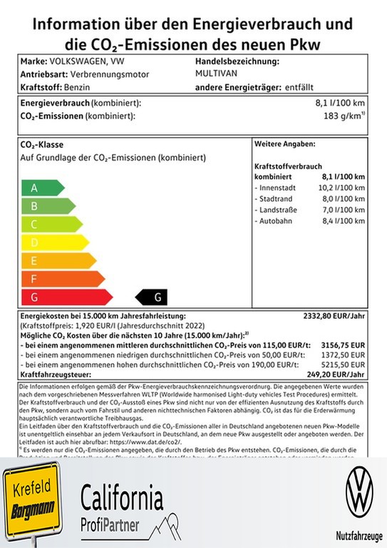 VW T7 Multivan Life Fin. ab 0,99% möglich - SOFORT verfügbar