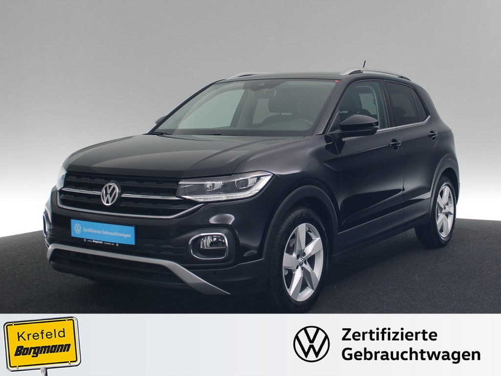 VW T-Cross 1.0TSI OPF 85 kW (115 PS) 7-Gang-Doppelkupplungsgetriebe DSG Style+Kamera+Navi+Sitzh.