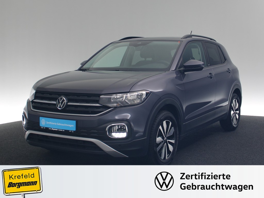 VW T-Cross 1.0TSI OPF 81 kW (110 PS) 7-Gang-Doppelkupplungsgetriebe DSG MOVE+EINPARKHILFE+NAVI+SHZ