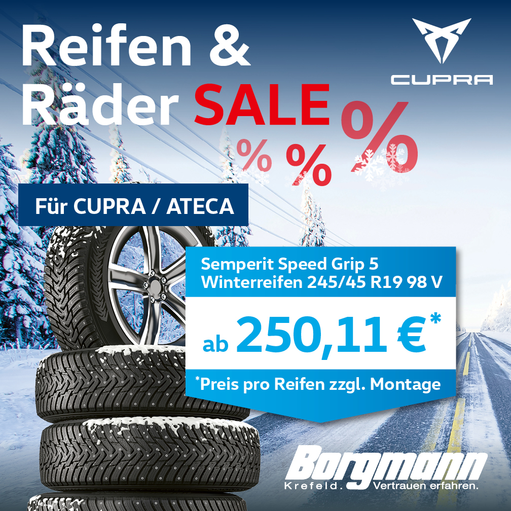  Reifen & Räder Sale Cupra Angebot