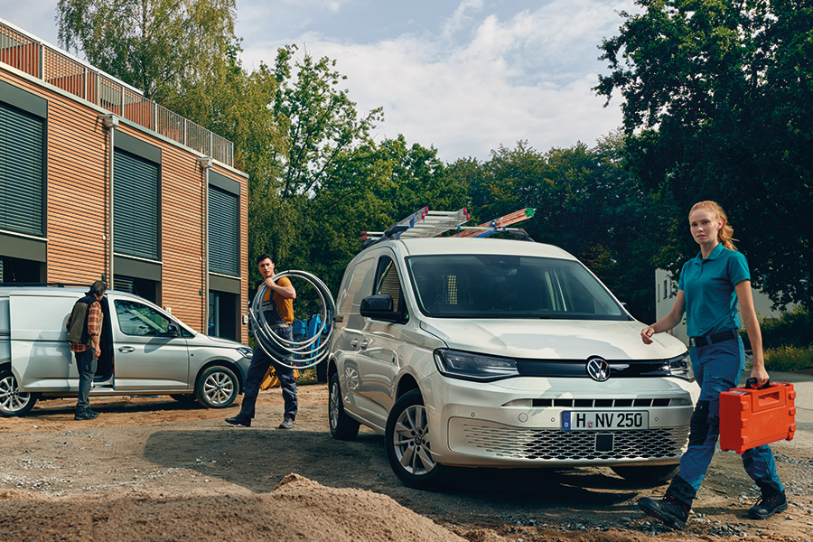 Der VW Caddy Cargo im Autohaus Borgmann