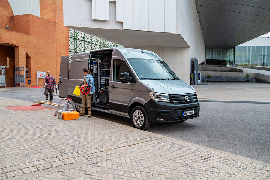 VW Crafter im Autohaus Borgmann