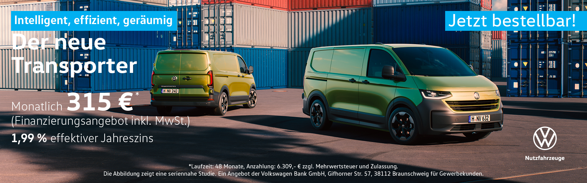 Der neue VW Transporter im Autohaus Borgmann