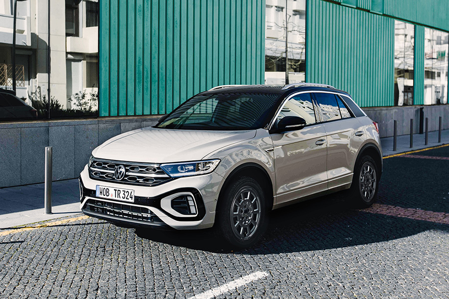 Der VW T-Roc im Autohaus Borgmann