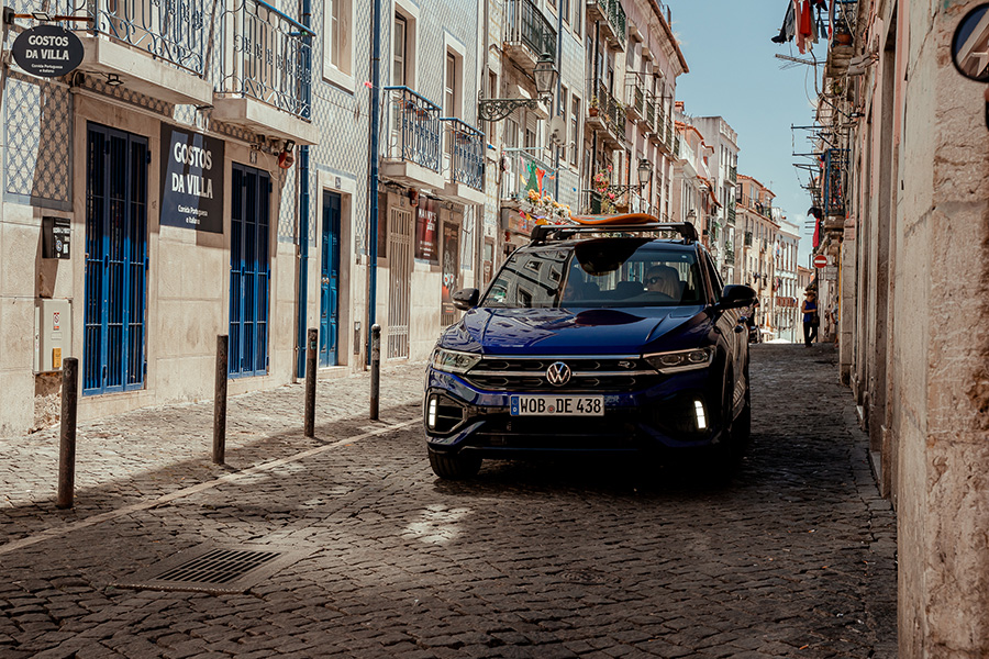 Der VW T-Roc R im Autohaus Borgmann