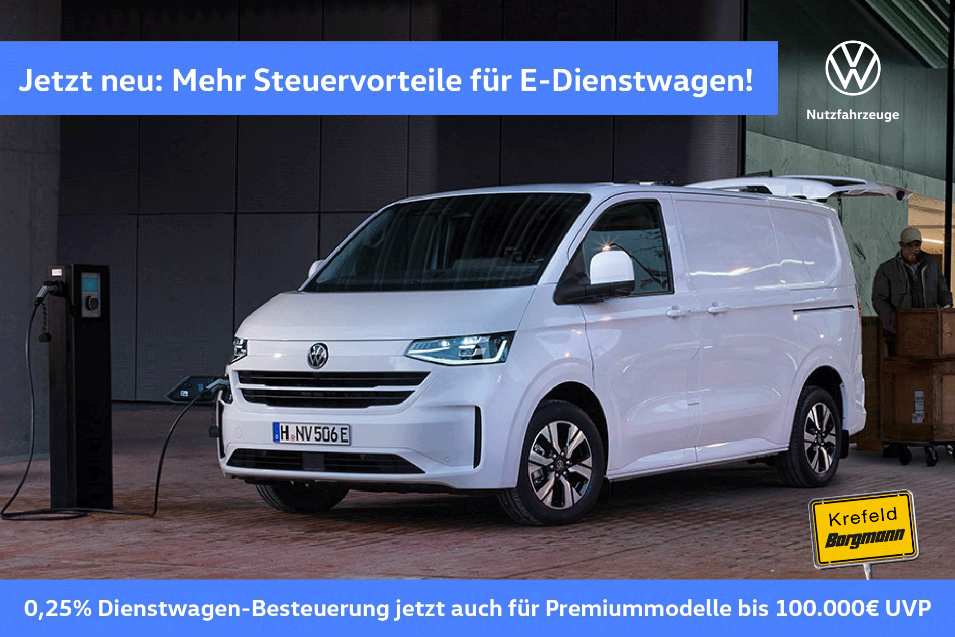 Der neue e-Transporter bei Autohaus Borgmann Der neue e-Transporter bei Autohaus Borgmann