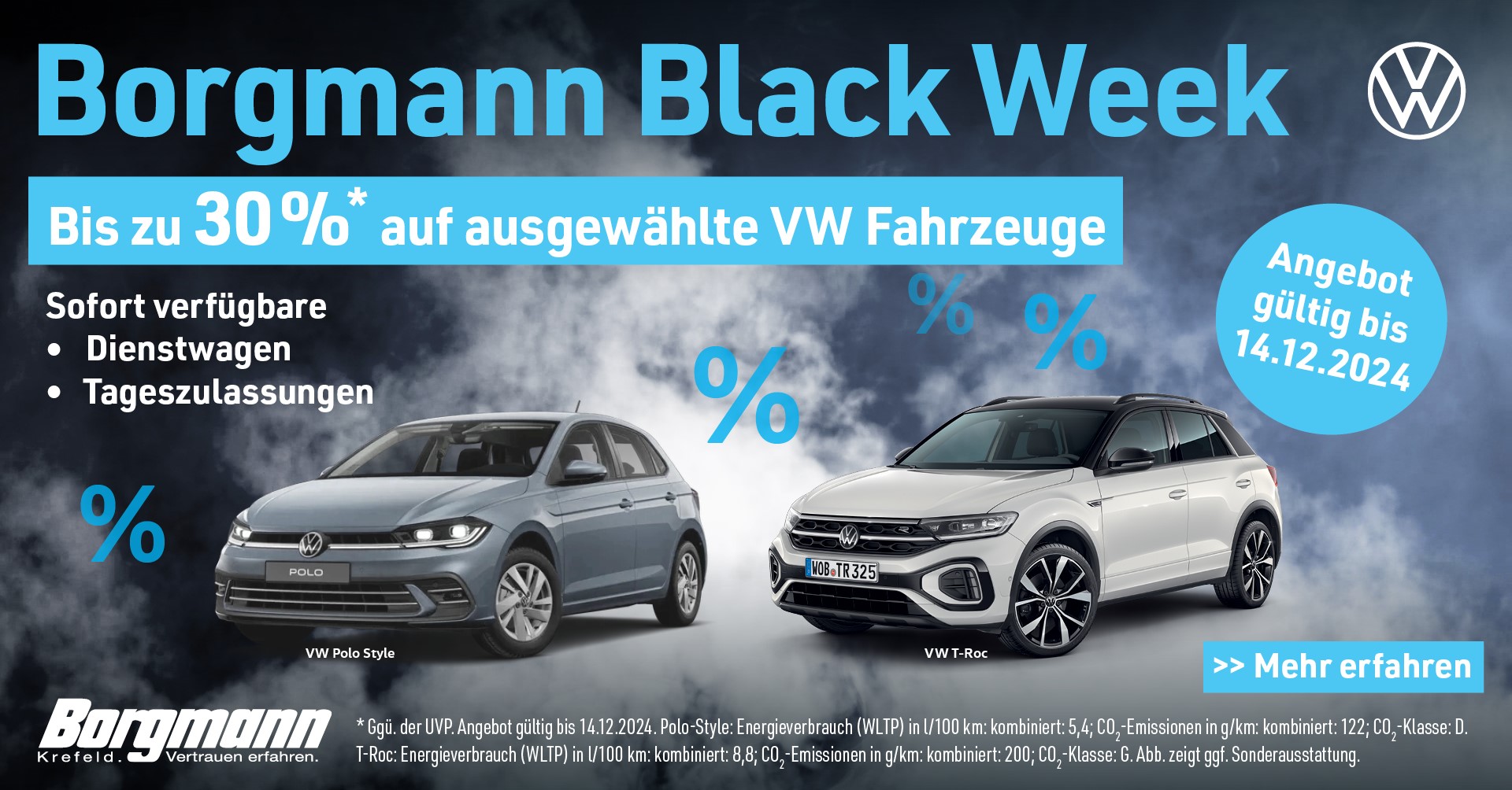 Black Week bei VW Borgmann