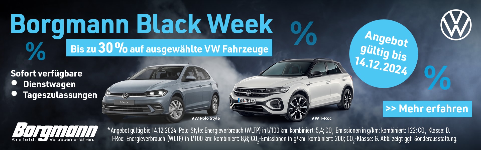 Black Week bei VW Borgmann