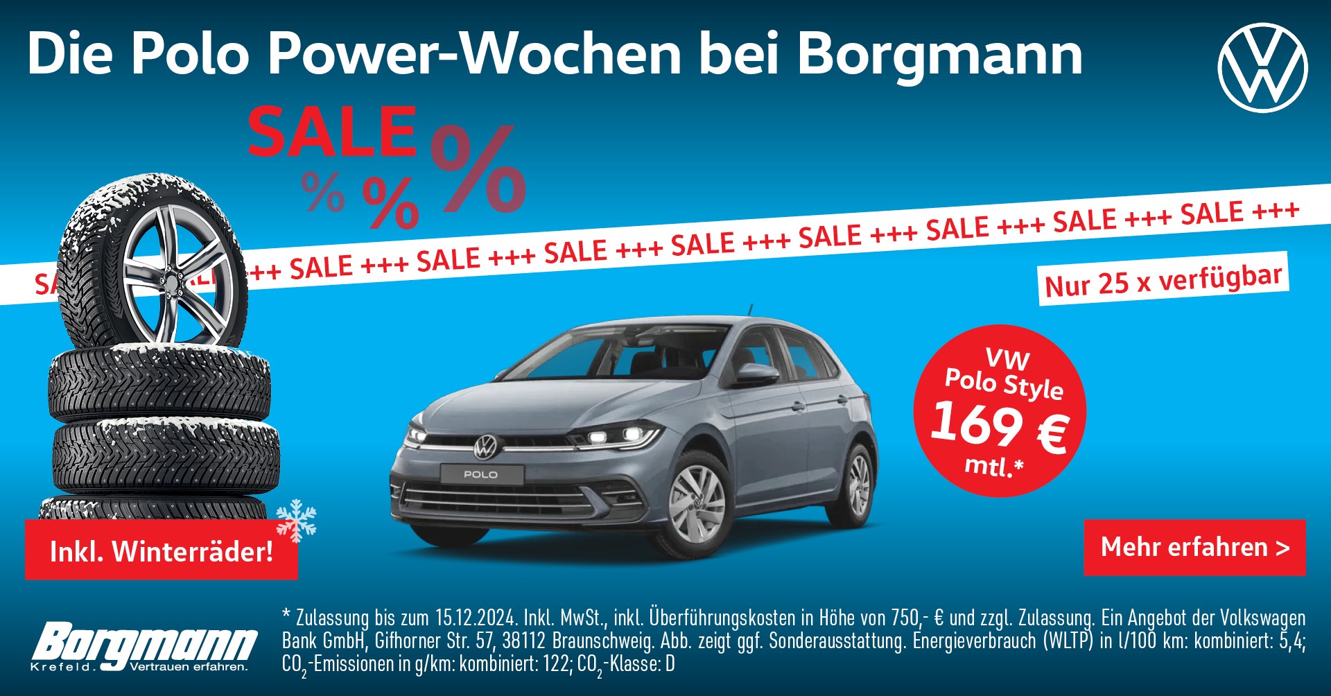 VW Polo Power-Wochen bei Borgmann Krefeld